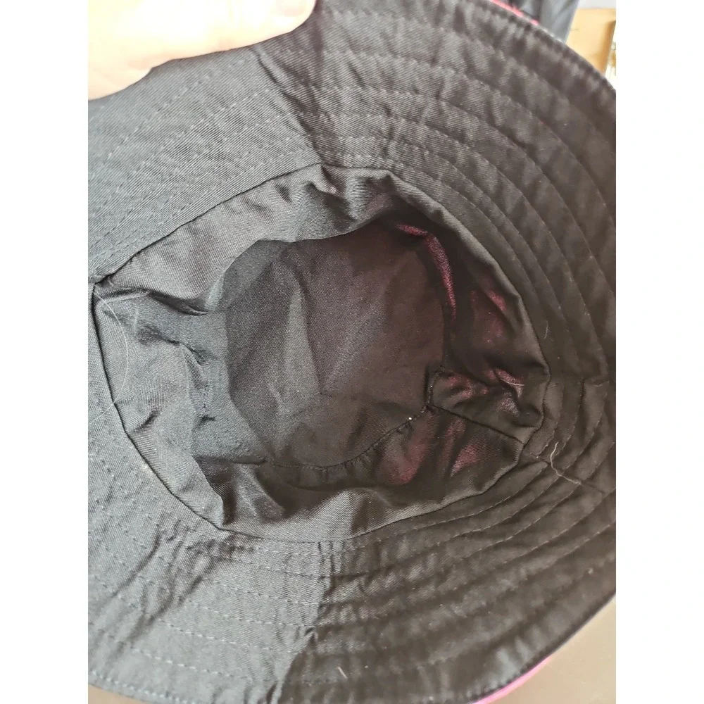 Disney Minnie Mouse Pink Bucket Hat Girls 3D Ears Bow Wide Brim Sun Hat